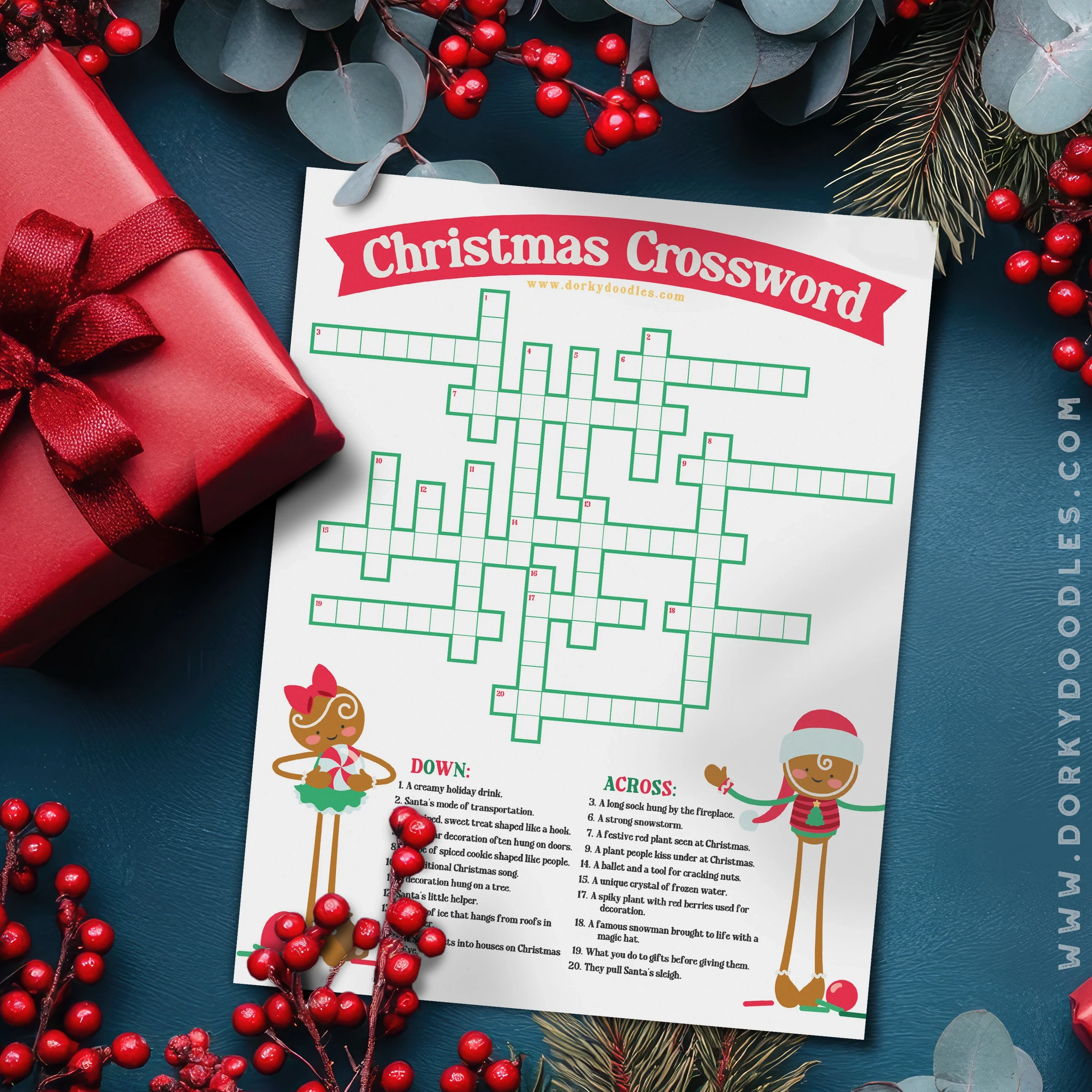 Christmas Crossword Puzzle To Print And Enjoy Free Printable Christmas Crossword Puzzle To Print And Enjoy Free Printable