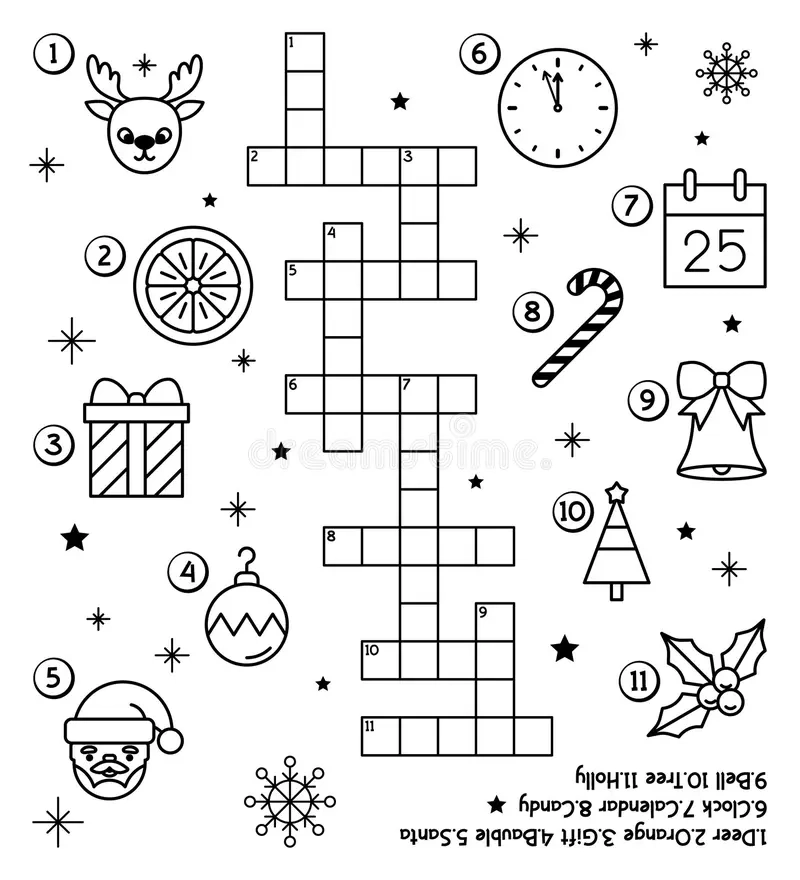 Christmas Crossword Stock Illustrations 613 Christmas Crossword Stock Illustrations Vectors Clipart Dreamstime