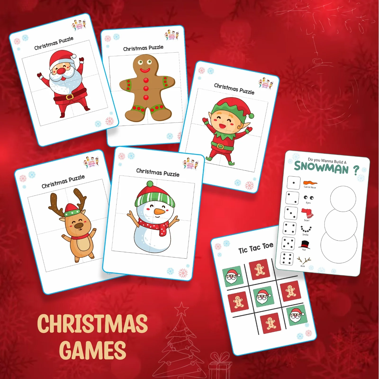 Christmas Games And Puzzle Little Minds At Work Christmas Games And Puzzle Little Minds At Work