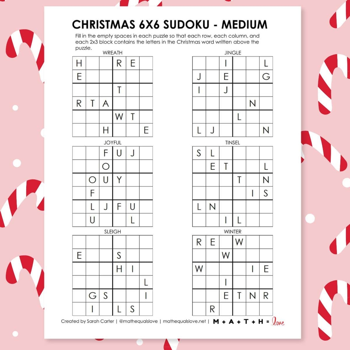 Christmas Puzzles Printable Christmas Puzzles Printable