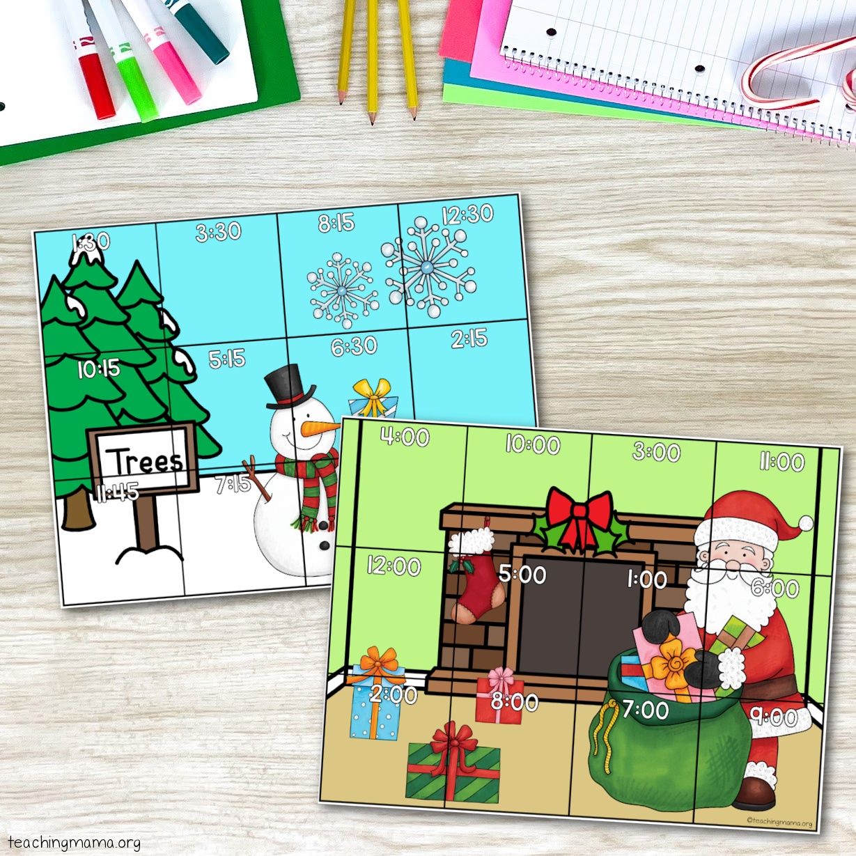Christmas Time Puzzles Teaching Mama Christmas Time Puzzles Teaching Mama