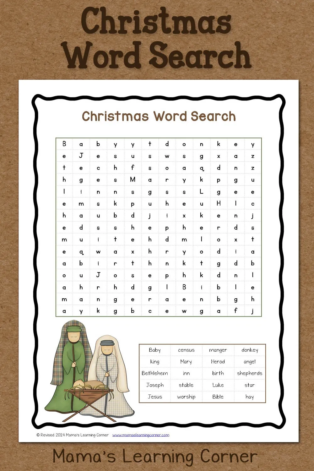Christmas Word Puzzles Printable Christmas Word Puzzles Printable