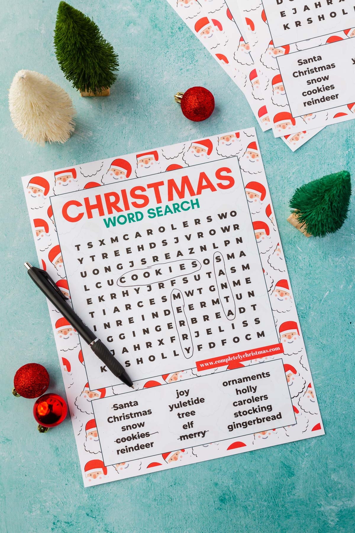 Christmas Word Search Printable Completely Christmas Christmas Word Search Printable Completely Christmas