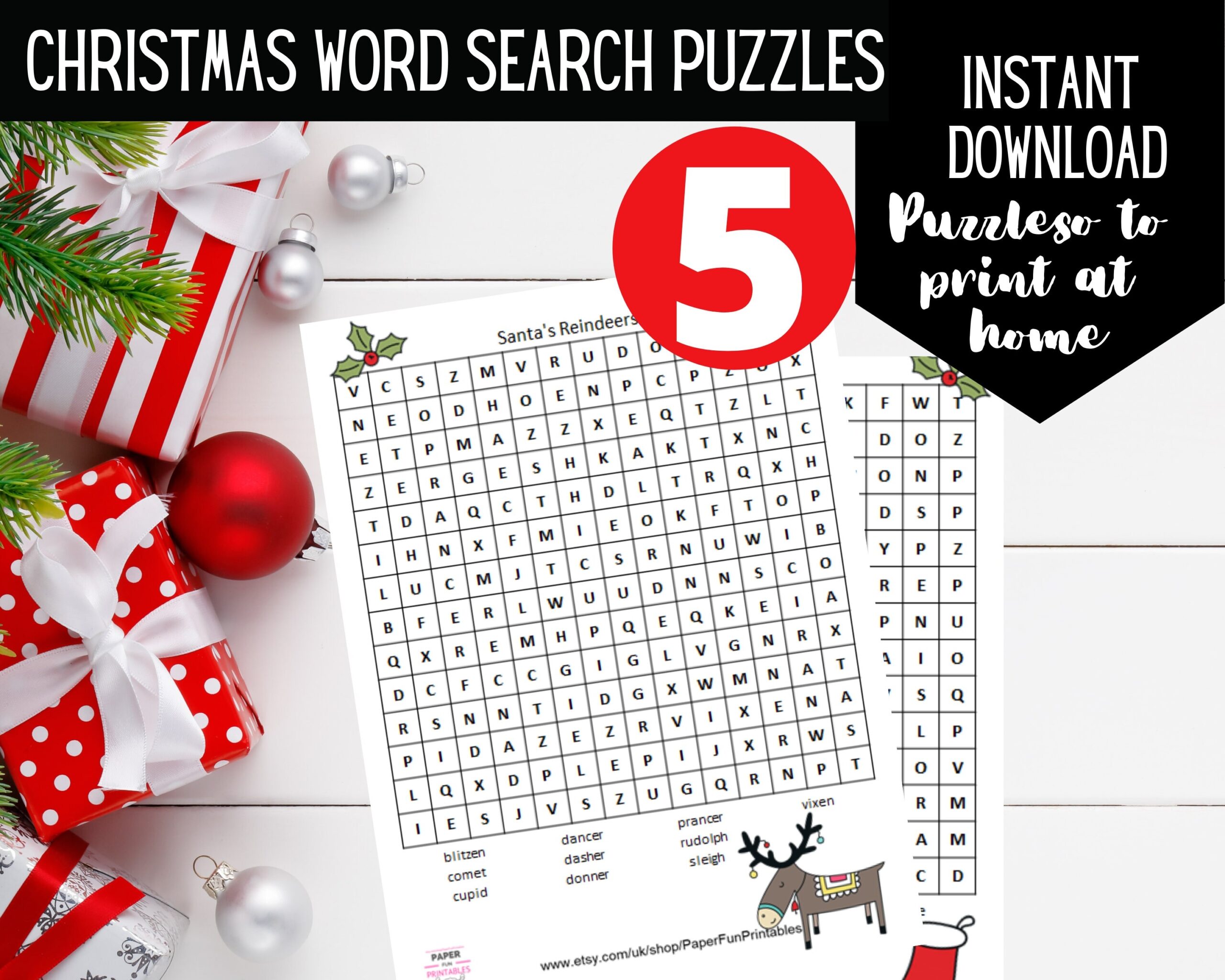 Christmas Word Search PRINTABLE Digital Download 5 Christmas Word Puzzles Christmas Activity For Kids Etsy UK Christmas Word Search PRINTABLE Digital Download 5 Christmas Word Puzzles Christmas Activity For Kids Etsy UK