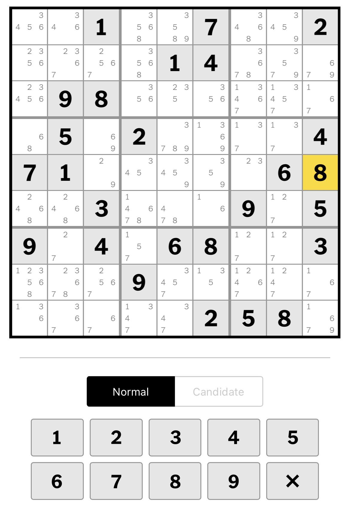 Completely New To Playing How Do I Begin When Every Cell Has More Than One Number As A Possible Solution R sudoku Completely New To Playing How Do I Begin When Every Cell Has More Than One Number As A Possible Solution R sudoku