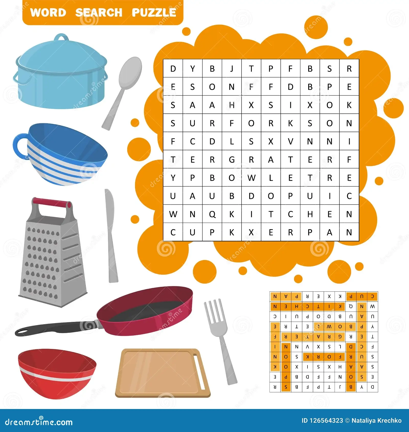 Free Printable Word Search Puzzles Utensils Free Printable Word Search Puzzles Utensils