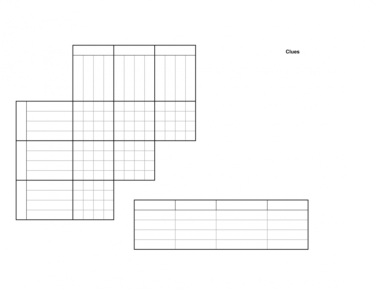 Create Your Own Logic Grid Puzzle Alachua County Library District Create Your Own Logic Grid Puzzle Alachua County Library District