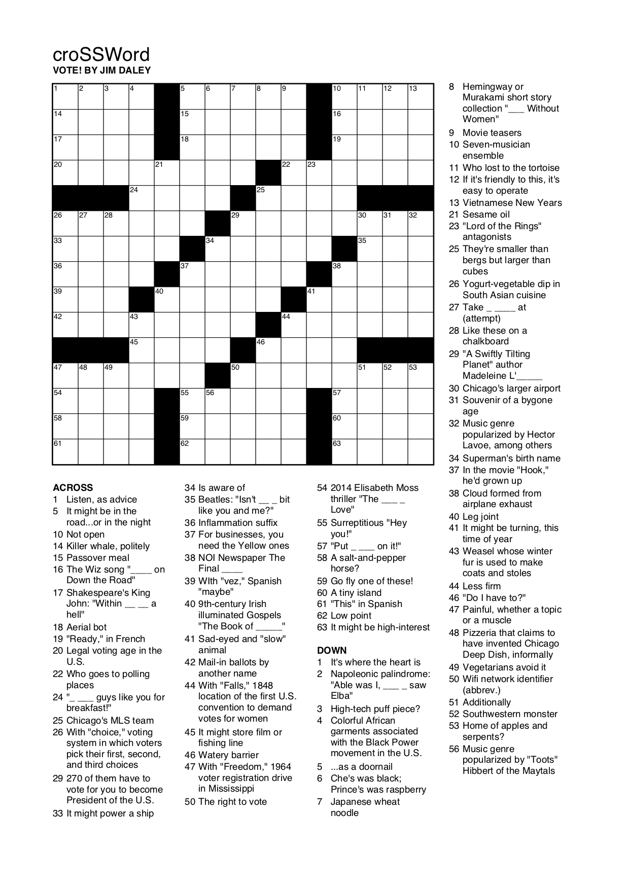 CroSSWord 10 14 2020 South Side Weekly