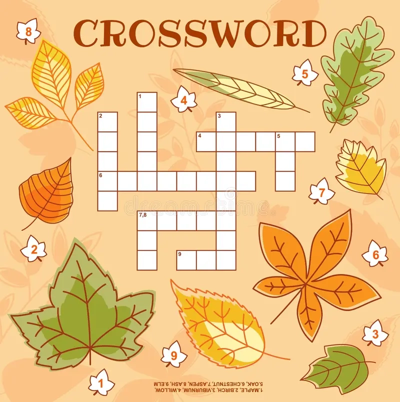 Printable Fall Crossword Puzzles Printable Fall Crossword Puzzles