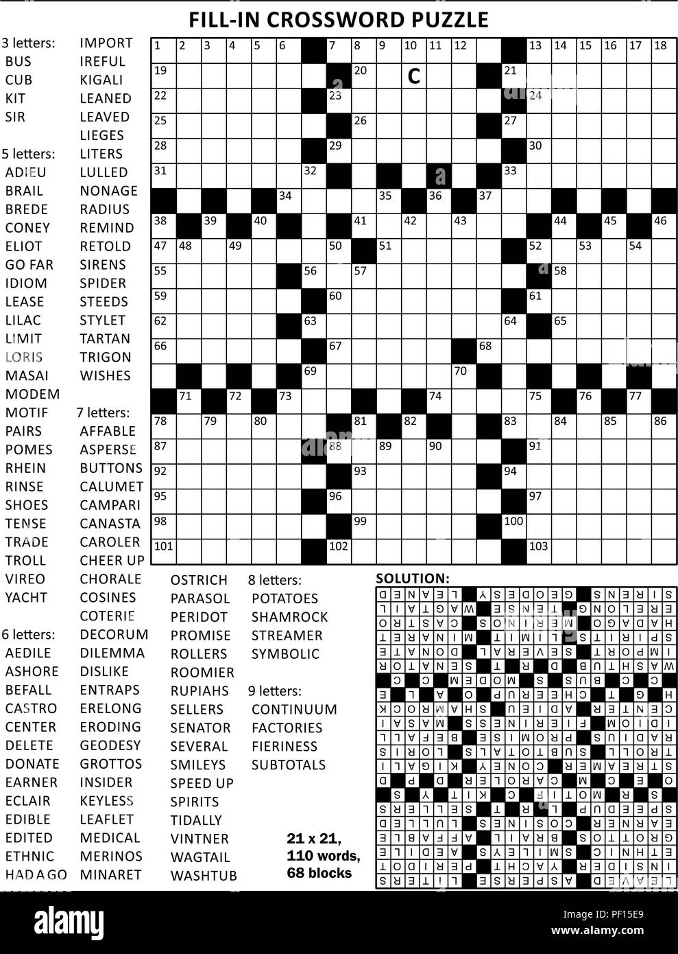 Crossword Fill In Puzzle Hi res Stock Photography And Images Alamy Crossword Fill In Puzzle Hi res Stock Photography And Images Alamy