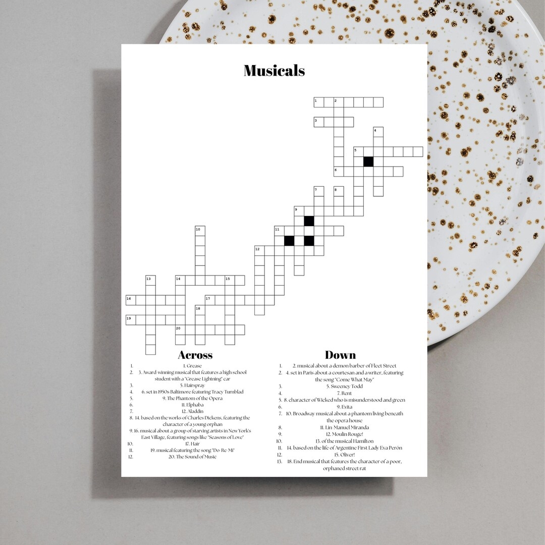 Printable United Features Crossword Puzzles Printable United Features Crossword Puzzles