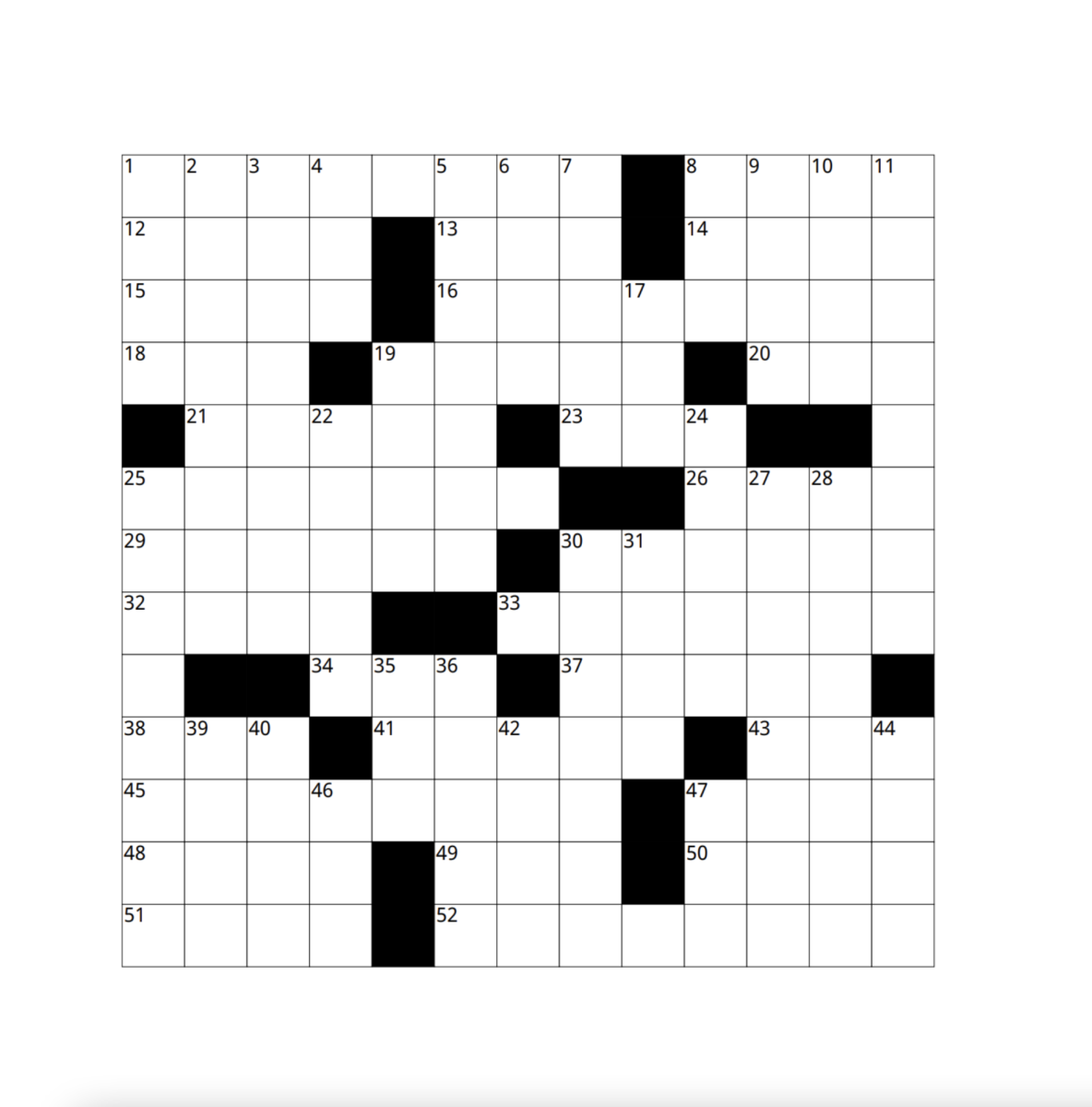 Crossword Page 4 The Oberlin Review Crossword Page 4 The Oberlin Review