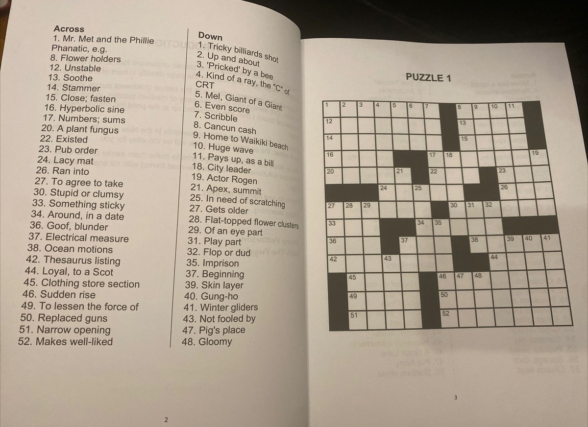 Easy Crossword Puzzles Printable Adults Easy Crossword Puzzles Printable Adults