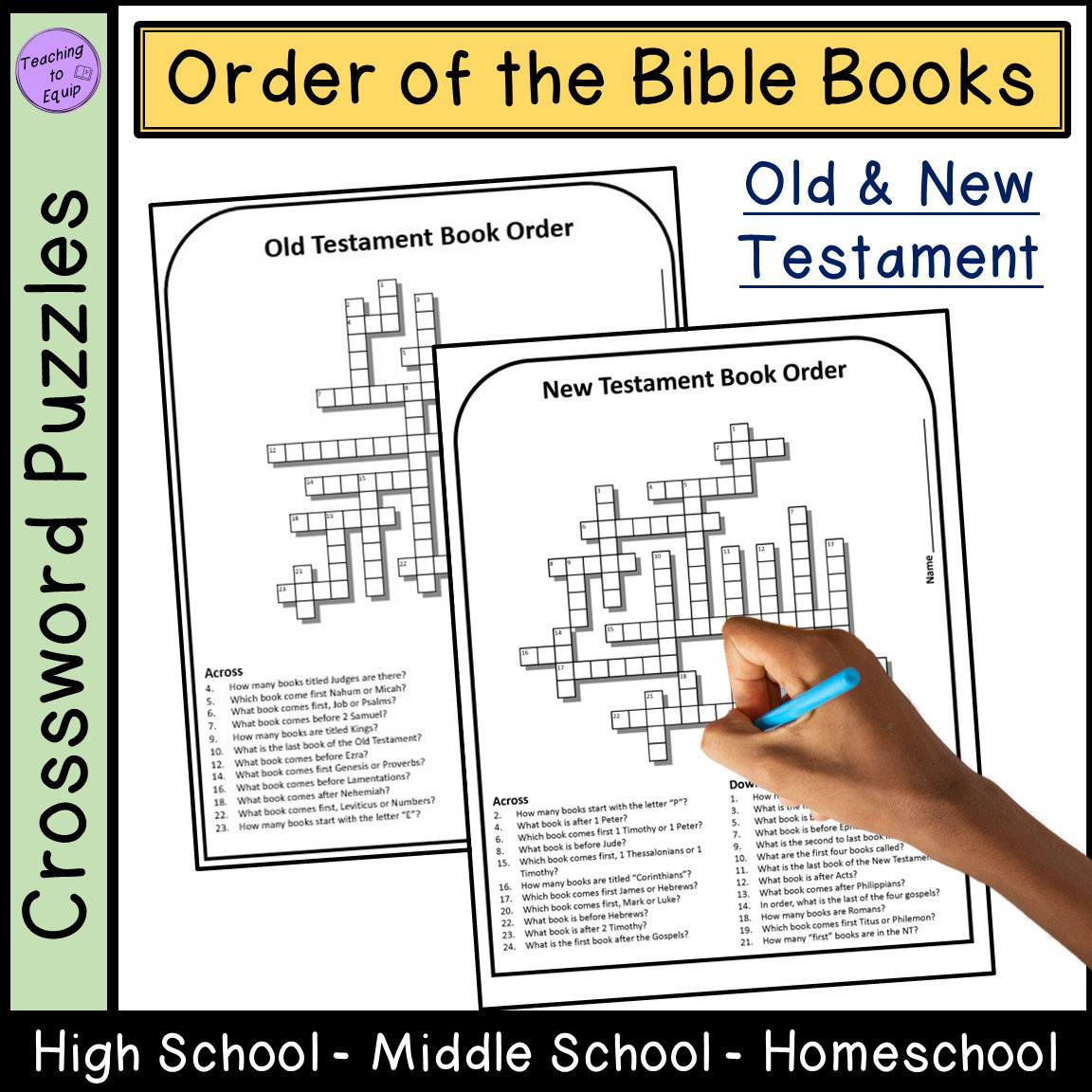 Free Printable Bible Crossword Puzzles Pdf