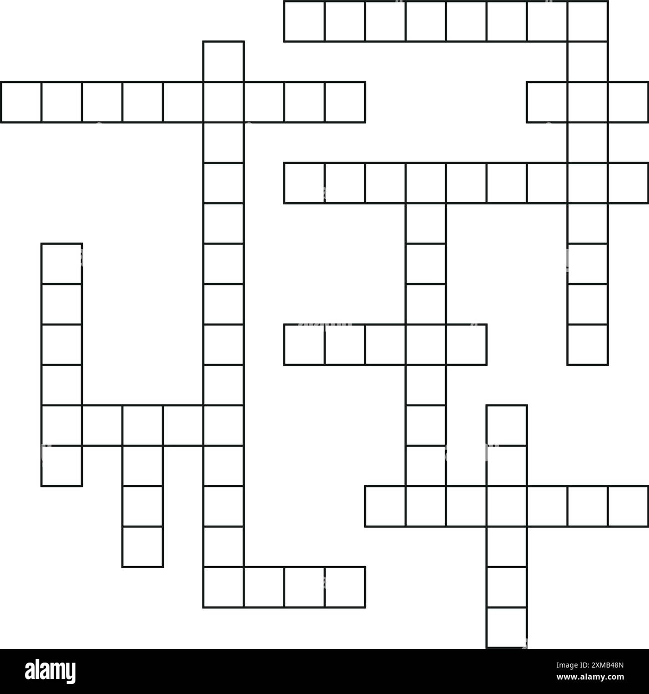 Crossword Puzzle Template With Blank Word Grid Pattern For Crossword Puzzle Template With Blank Word Grid Pattern For