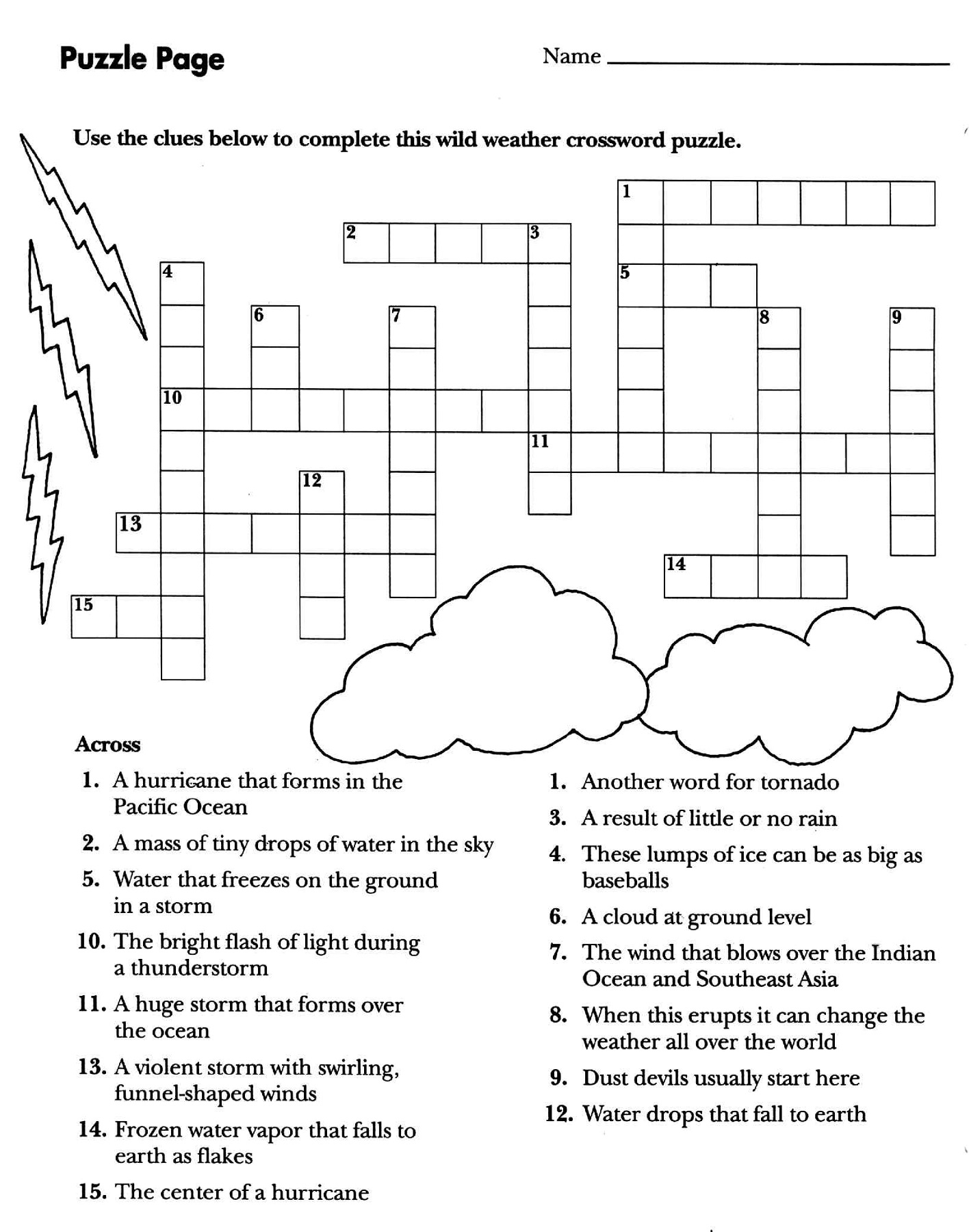 Crossword Puzzles For 5th Graders Activity Shelter Crossword Puzzles For 5th Graders Activity Shelter
