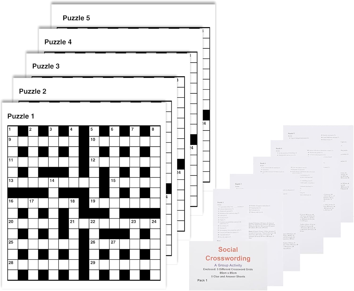 Seniors Crossword Puzzles Printable Seniors Crossword Puzzles Printable