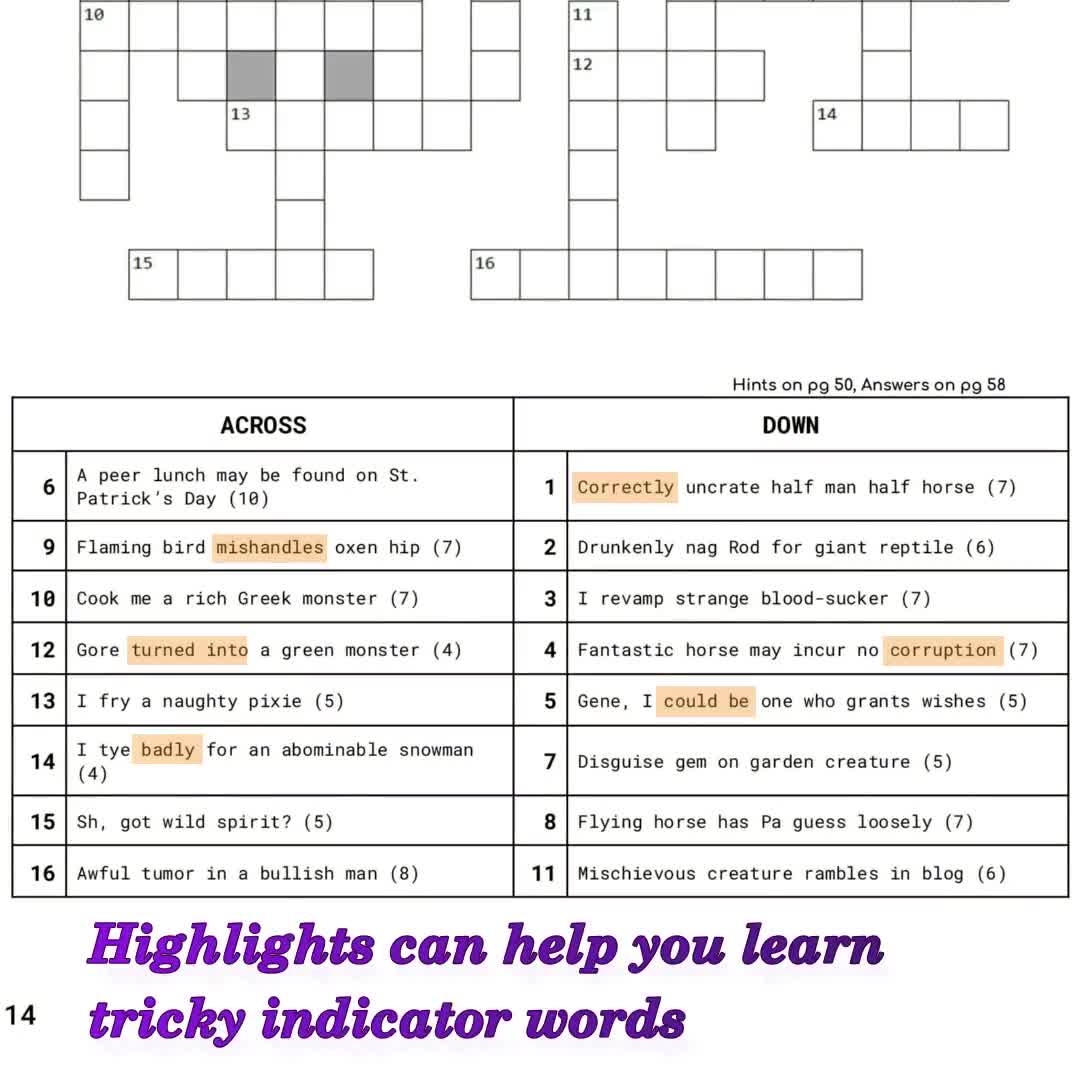 Cryptic Crosswords For Beginners Ebook How To Play Guided Step by step Walkthrough Hidden Word Clues Anagrams Homophones More Etsy Cryptic Crosswords For Beginners Ebook How To Play Guided Step by step Walkthrough Hidden Word Clues Anagrams Homophones More Etsy