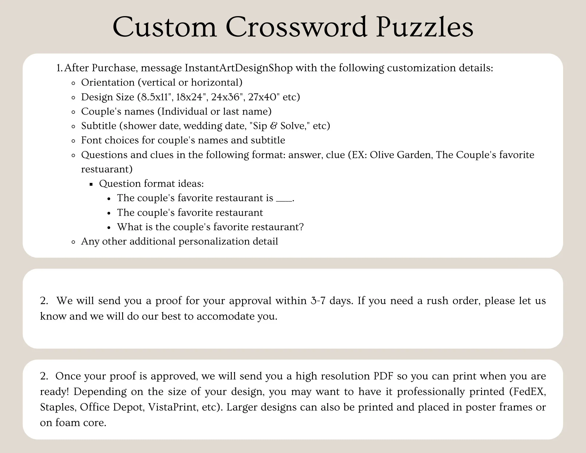 Custom Wedding Crossword Puzzle Cocktail Hour Wedding Or Baby Shower More Giant Party And Wedding Game Printable Crossword Puzzle Etsy Custom Wedding Crossword Puzzle Cocktail Hour Wedding Or Baby Shower More Giant Party And Wedding Game Printable Crossword Puzzle Etsy