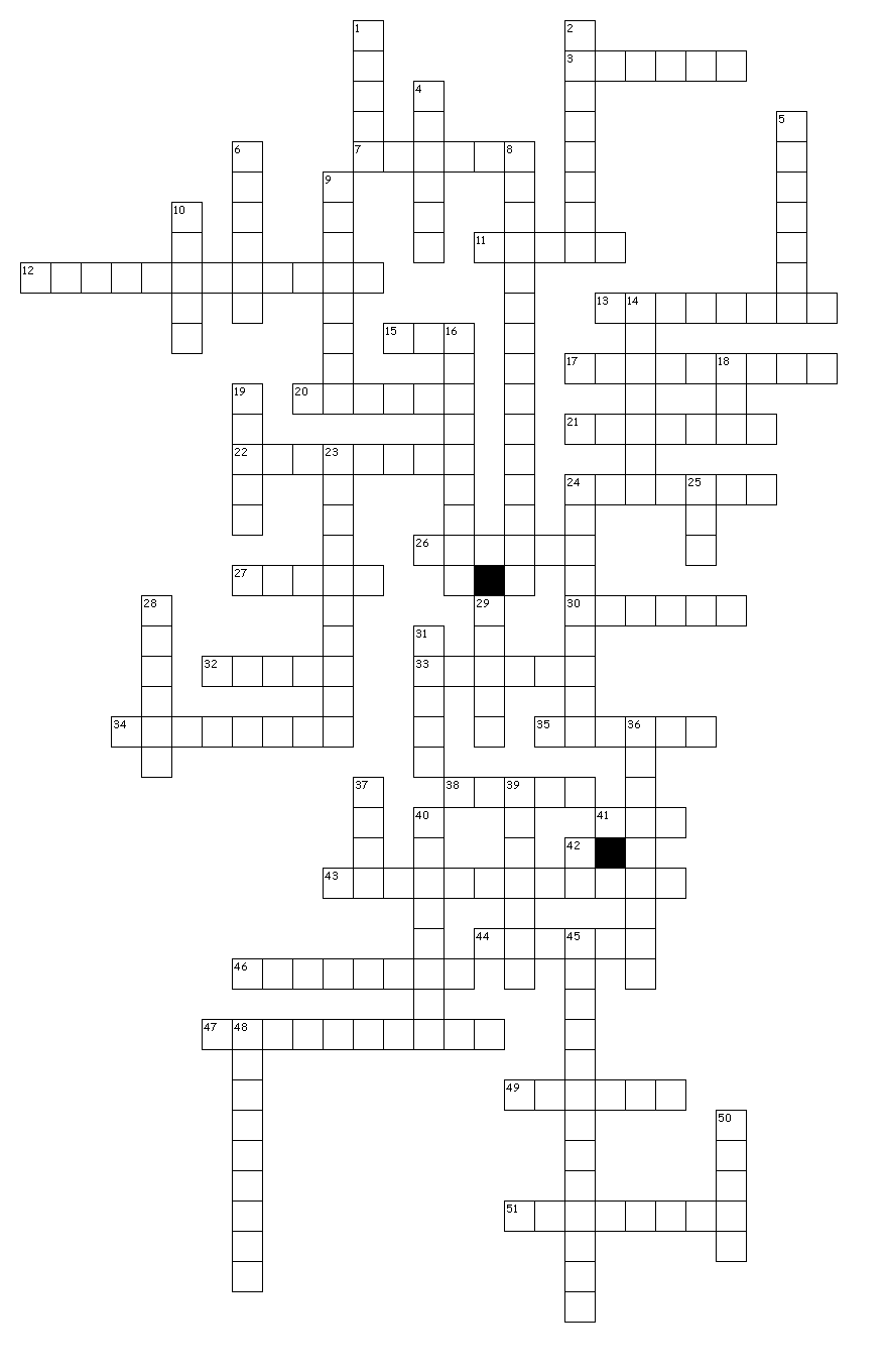 Decal Crossword Puzzle Just For Fun