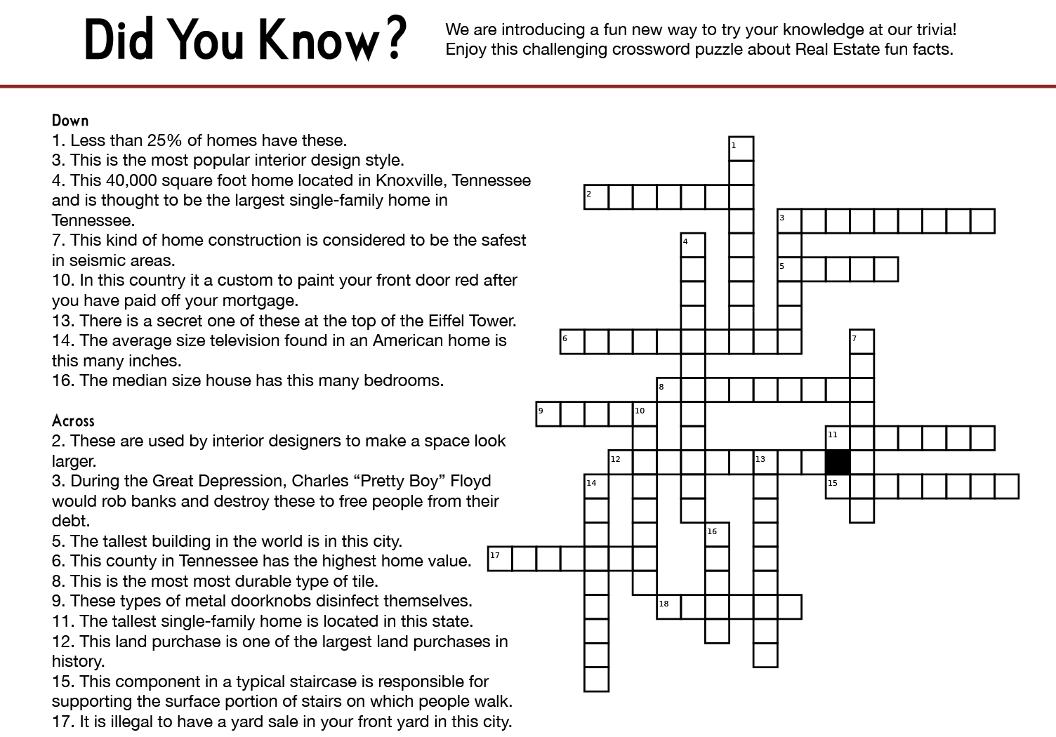 Trivia Crossword Puzzles Printable Trivia Crossword Puzzles Printable