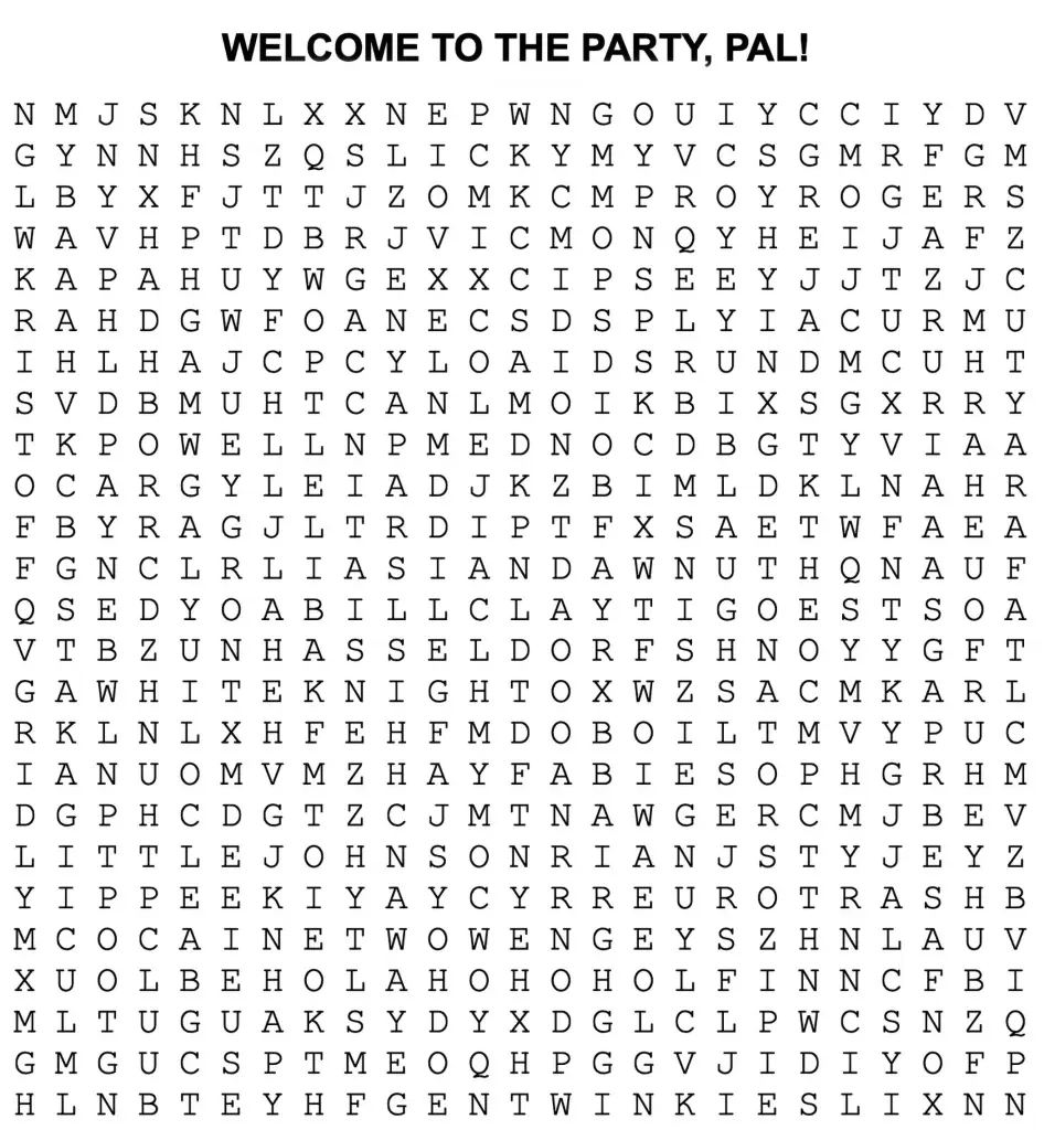 Die Hard Word Search L T Hanlon Die Hard Word Search L T Hanlon