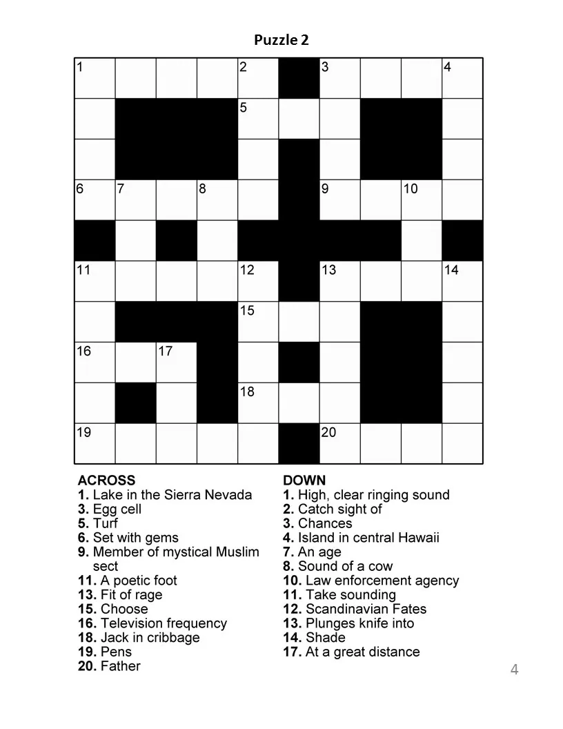 digital download 100 printable crossword puzzles for adults fun digital download 100 printable crossword puzzles for adults fun
