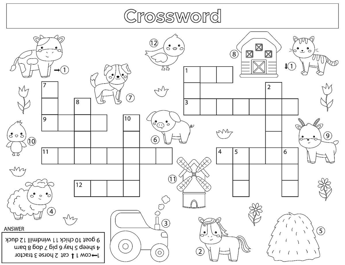 Kids Crossword Puzzles Printable -Pinterest Kids Crossword Puzzles Printable -Pinterest