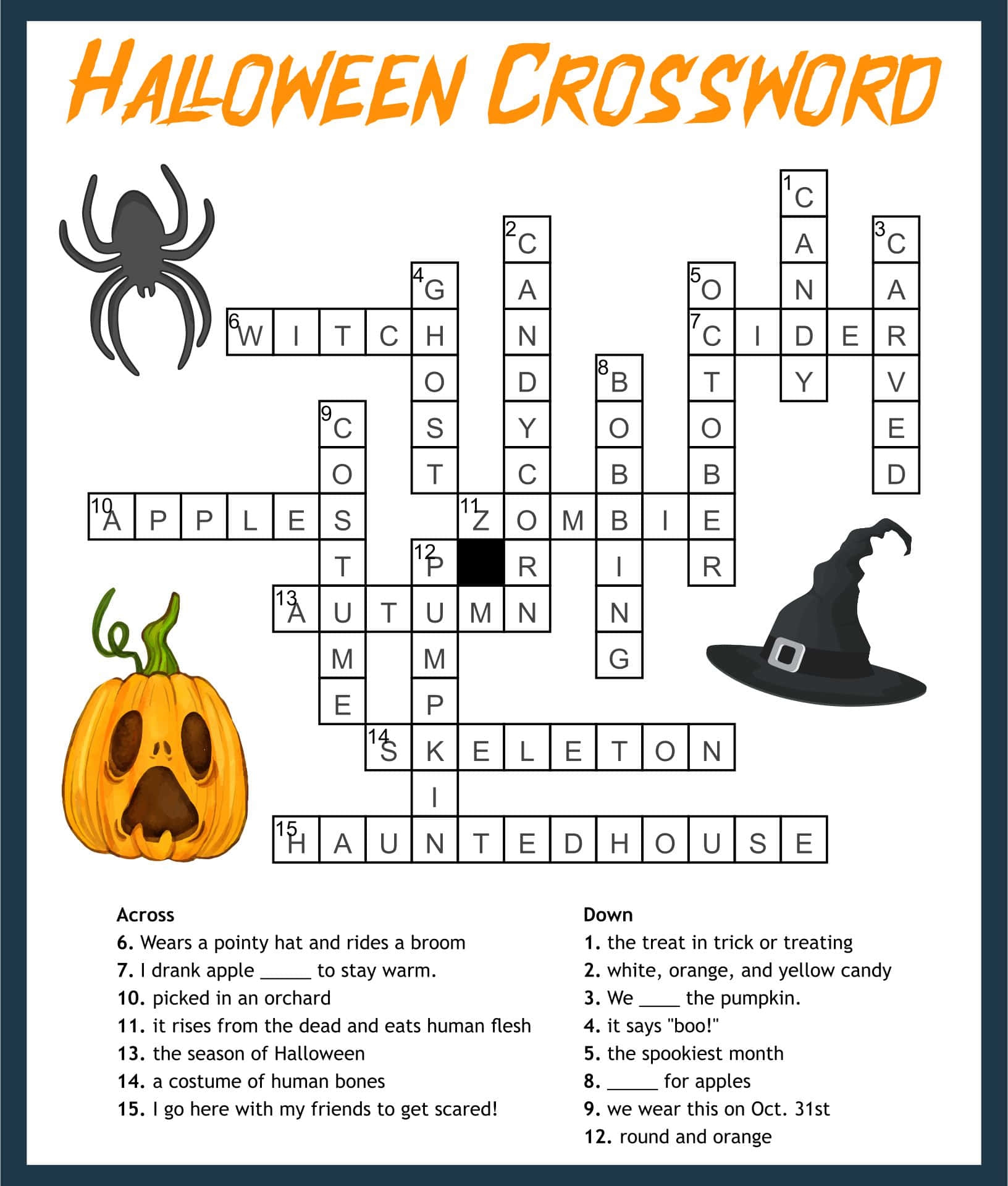 Download Get Ready For The Challenge Unlock The Secrets Of The Halloween Puzzle Wallpaper Wallpapers