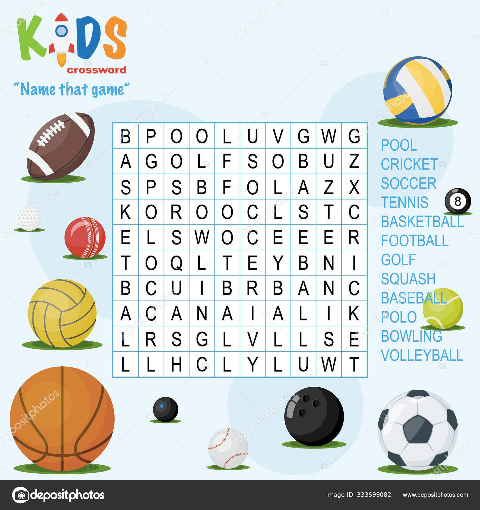 Easy Crossword Puzzle Name Game Children Elementary Middle School Fun Stock Vector By yekaterinalim 333699082 Easy Crossword Puzzle Name Game Children Elementary Middle School Fun Stock Vector By yekaterinalim 333699082
