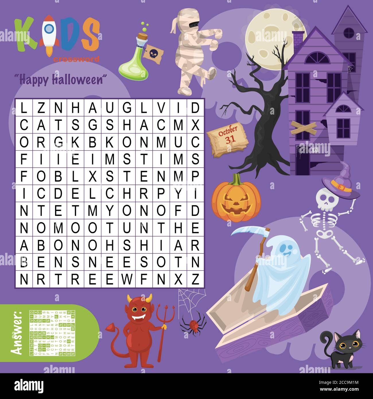 Easy Word Search Crossword Puzzle Happy Halloween For Children In Elementary And Middle School Fun Way To Practice Language Comprehension And Expa Stock Vector Image Art Alamy Easy Word Search Crossword Puzzle Happy Halloween For Children In Elementary And Middle School Fun Way To Practice Language Comprehension And Expa Stock Vector Image Art Alamy