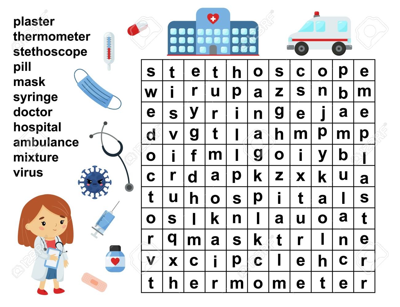 Free Printable Health Crossword Puzzles Free Printable Health Crossword Puzzles