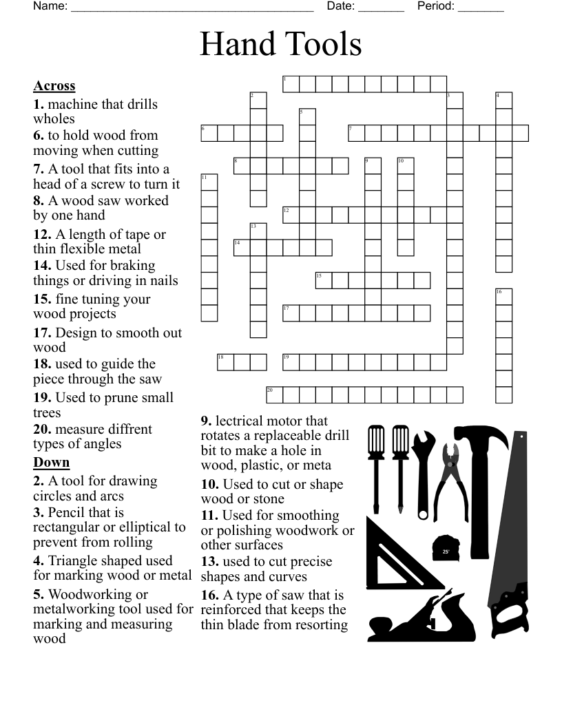 Electrician s Tools Crossword WordMint Electrician s Tools Crossword WordMint