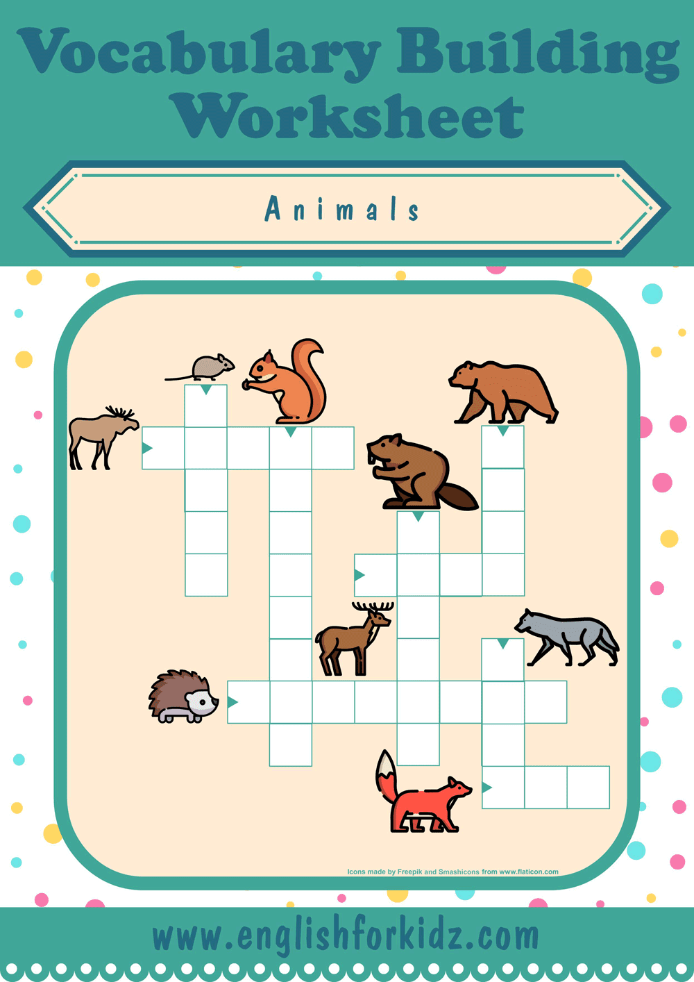 Animal Crossword Puzzles Printable Animal Crossword Puzzles Printable
