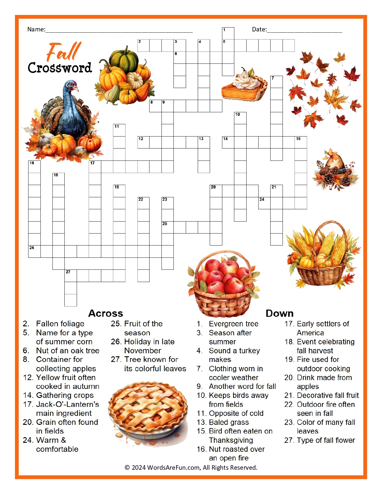 Crossword Puzzles For Kindergarten Free Printable Crossword Puzzles For Kindergarten Free Printable