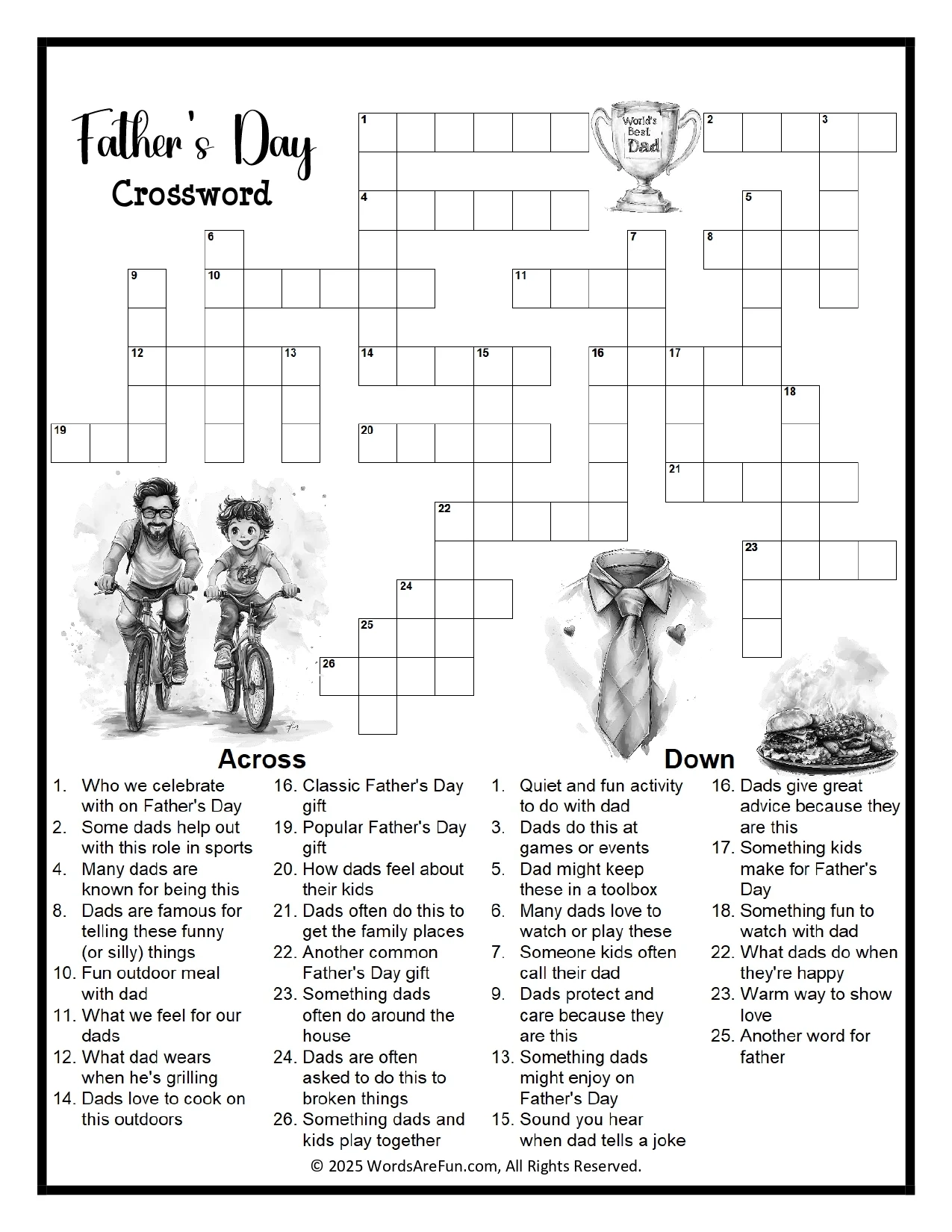 Father s Day Crossword Puzzle For Kids Fun Printable Activity Game With Answer Key PDF Payhip Father s Day Crossword Puzzle For Kids Fun Printable Activity Game With Answer Key PDF Payhip