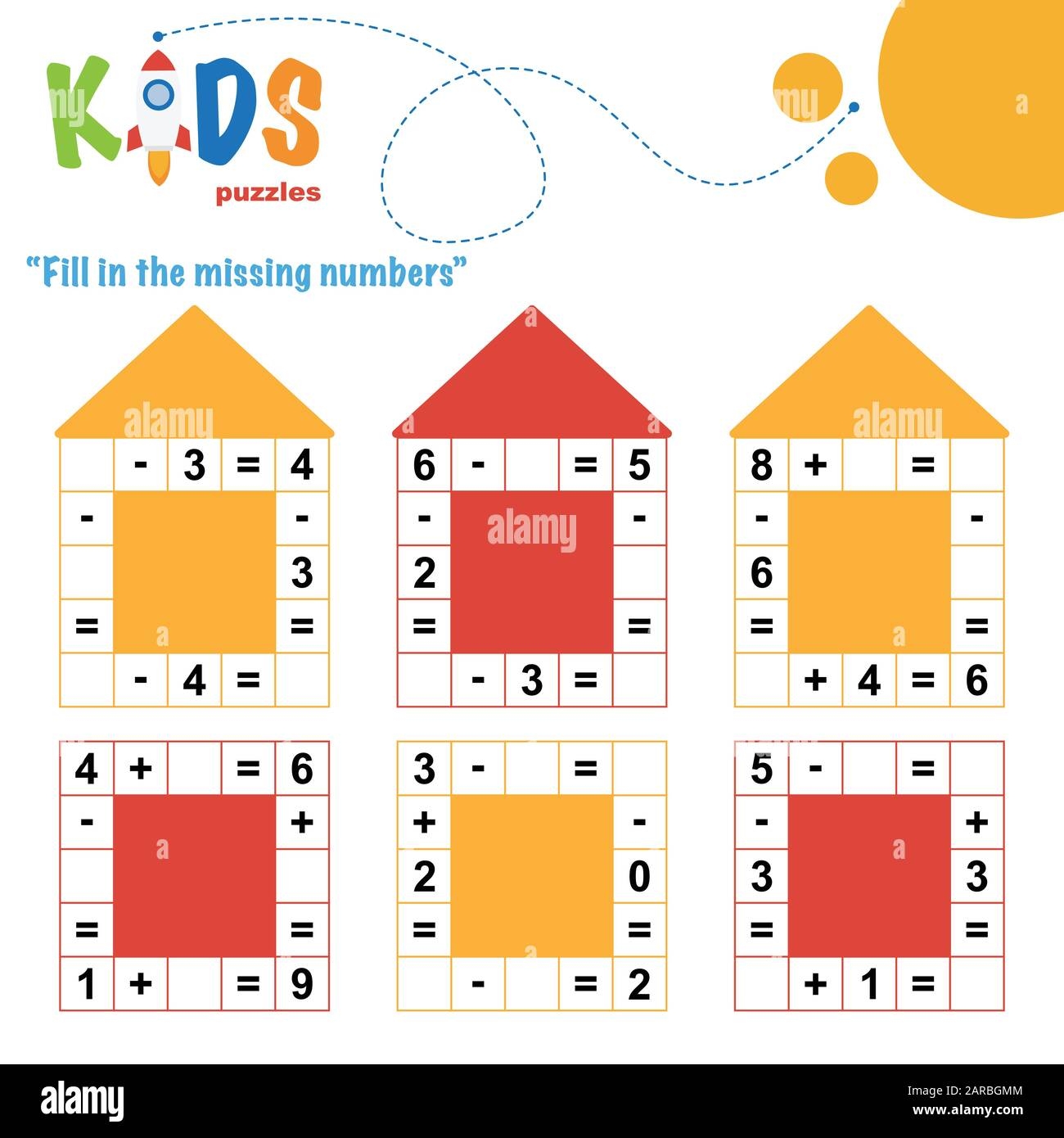 Fill In The Missing Numbers Easy Colorful Math Crossword Puzzles For Preschool Elementary And Middle School Kids Stock Vector Image U0026 Art Alamy Fill In The Missing Numbers Easy Colorful Math Crossword Puzzles For Preschool Elementary And Middle School Kids Stock Vector Image U0026 Art Alamy