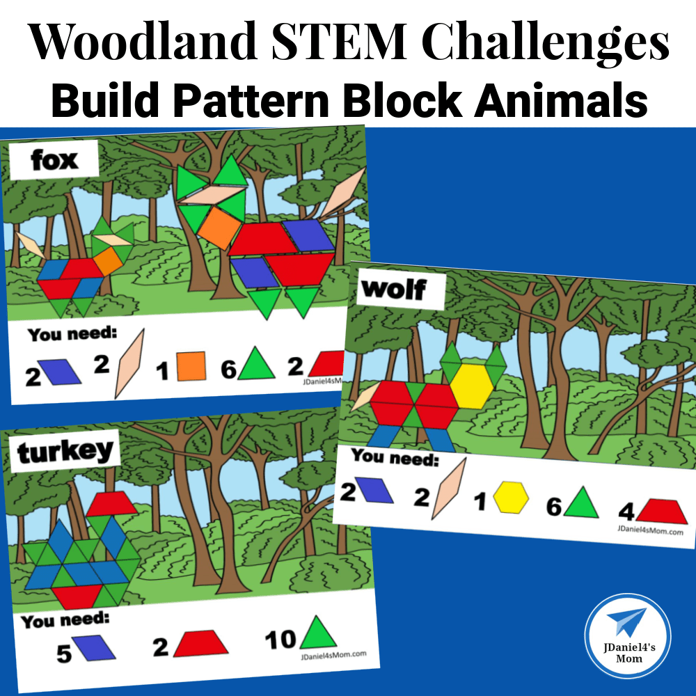 Printable Pattern Block Puzzles Plants Printable Pattern Block Puzzles Plants