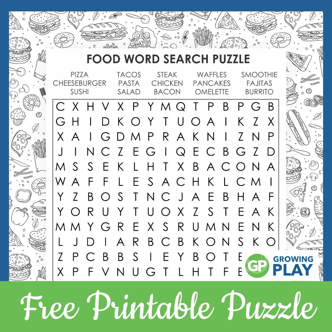 Food Word Search Puzzles Printable Food Word Search Puzzles Printable