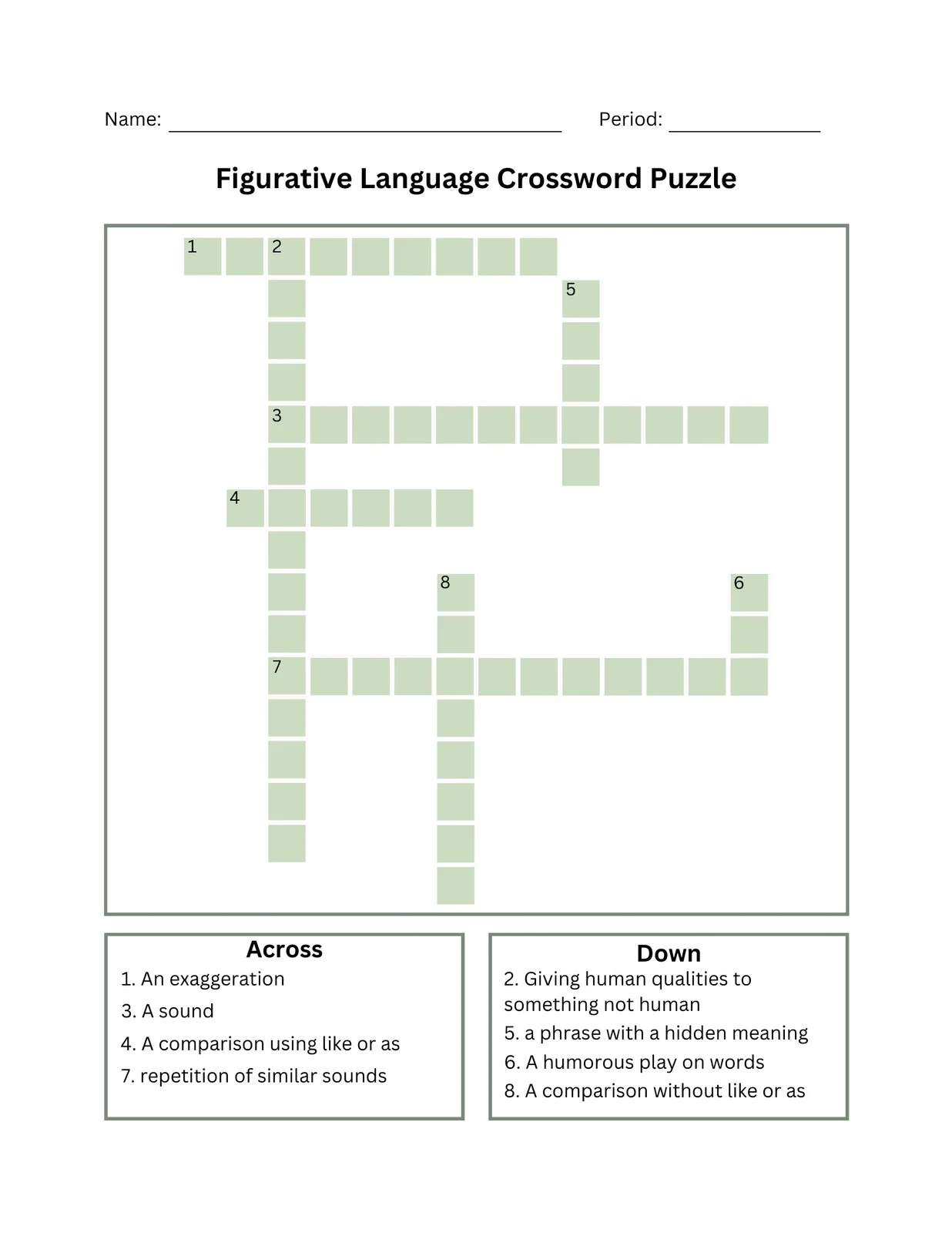 Free And Customizable Crossword Puzzle Templates Canva Free And Customizable Crossword Puzzle Templates Canva