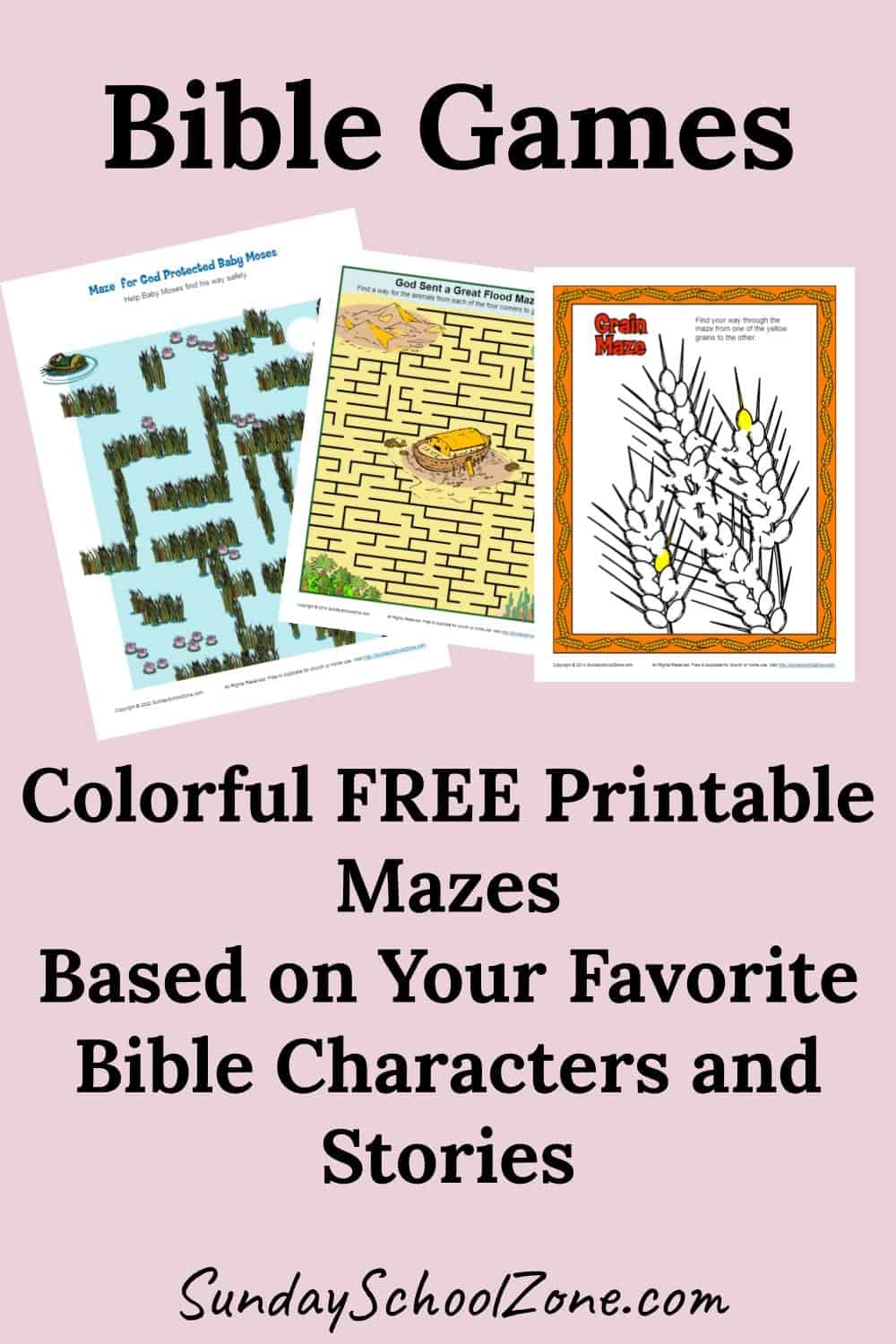 Free Bible Mazes For Children On Sunday School Zone Free Bible Mazes For Children On Sunday School Zone