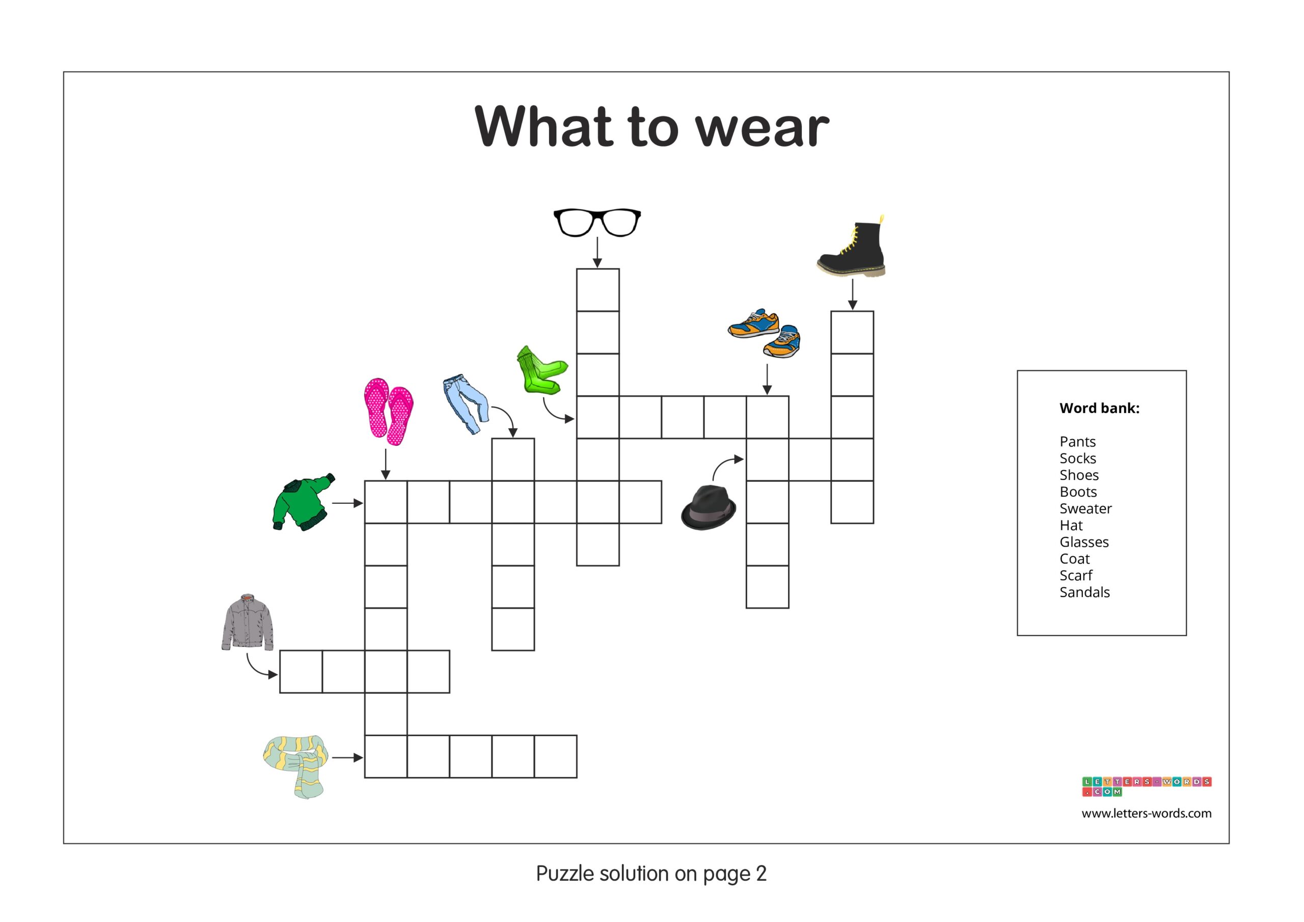  Free Crossword Puzzles For Children With Printable Solutions
