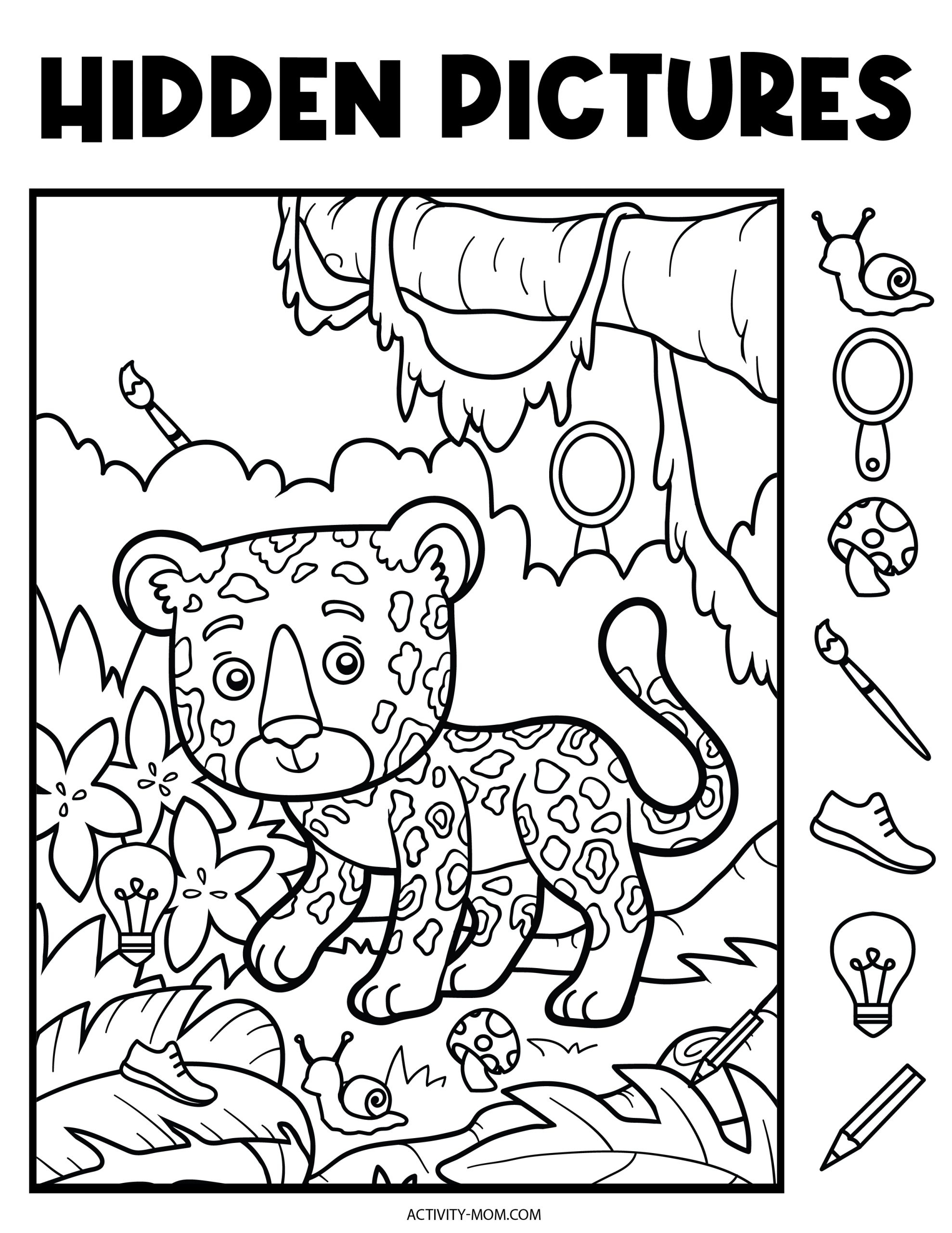 Free Hidden Pictures Printables For Kids The Activity Mom Free Hidden Pictures Printables For Kids The Activity Mom