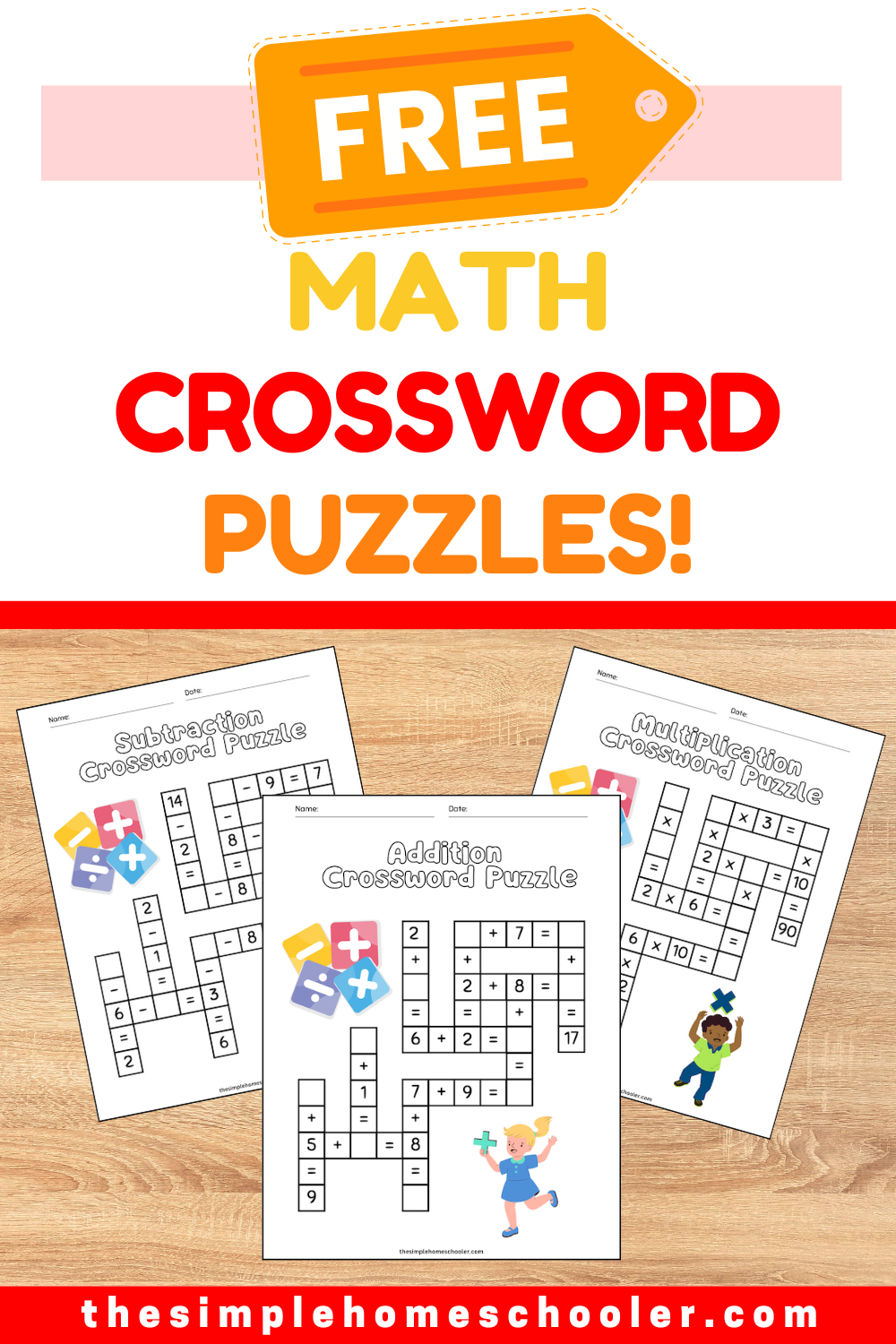 Free Marvelous Math Crossword Puzzle Printables The Simple Homeschooler Free Marvelous Math Crossword Puzzle Printables The Simple Homeschooler