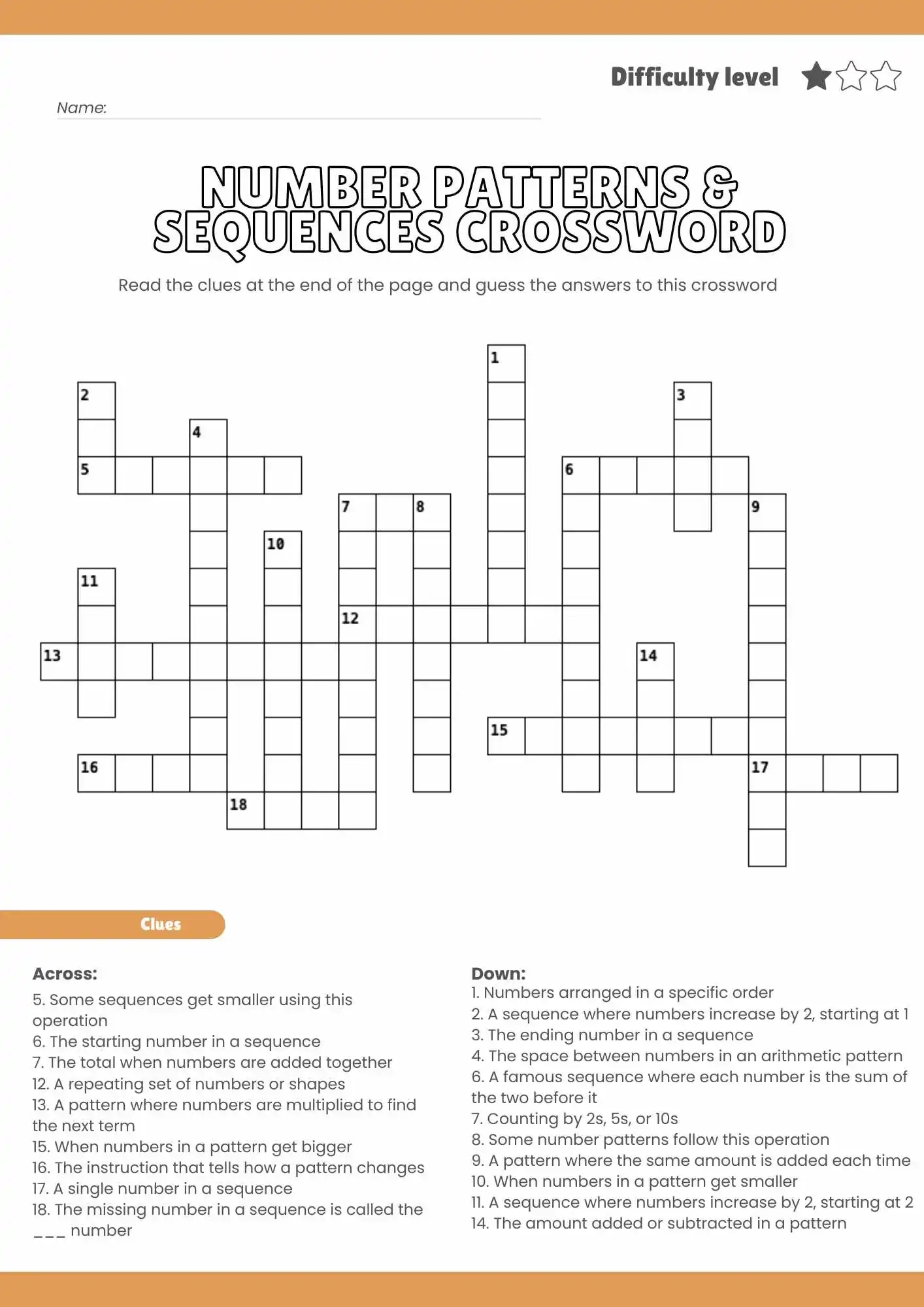 Printable Fun Crossword Puzzles Printable Fun Crossword Puzzles