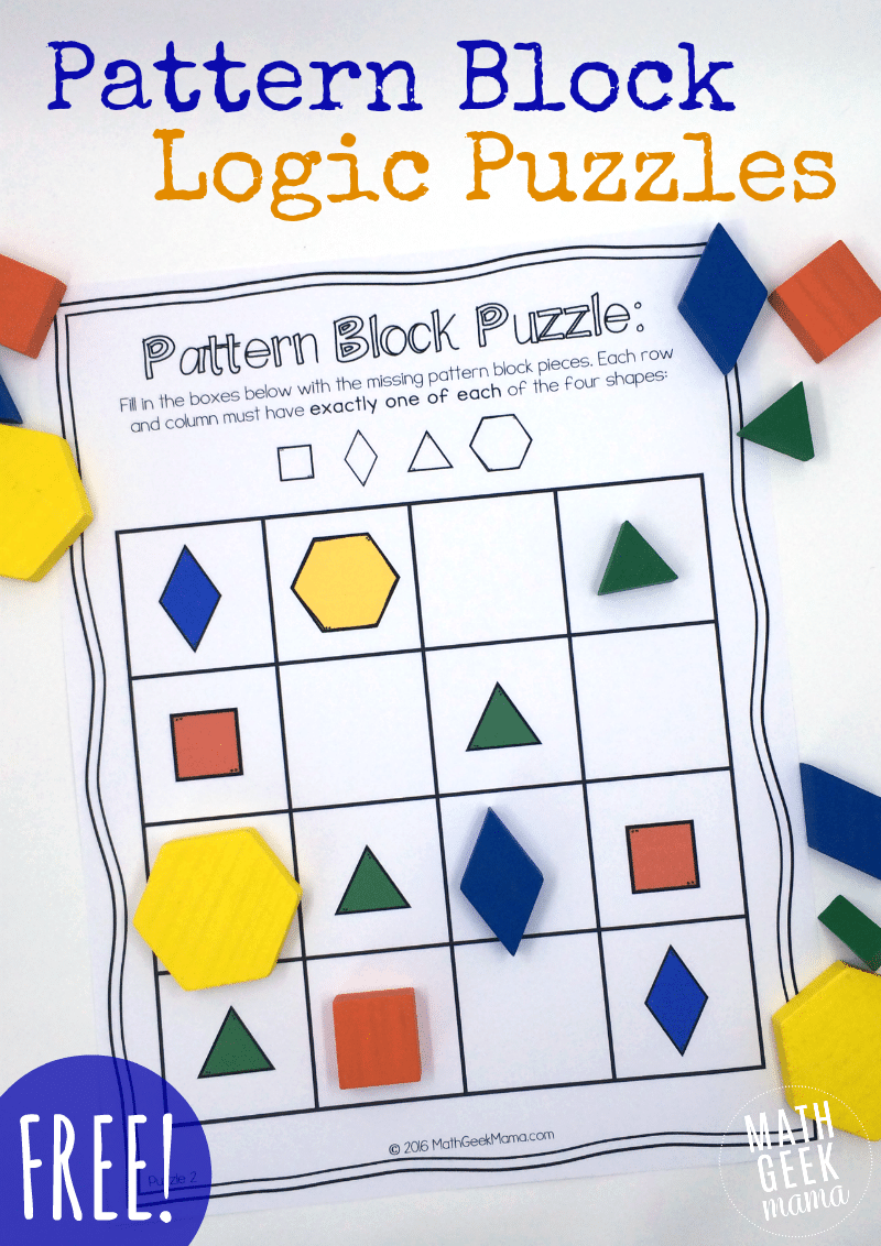Free Pattern Block Puzzles Teach Junkie Free Pattern Block Puzzles Teach Junkie