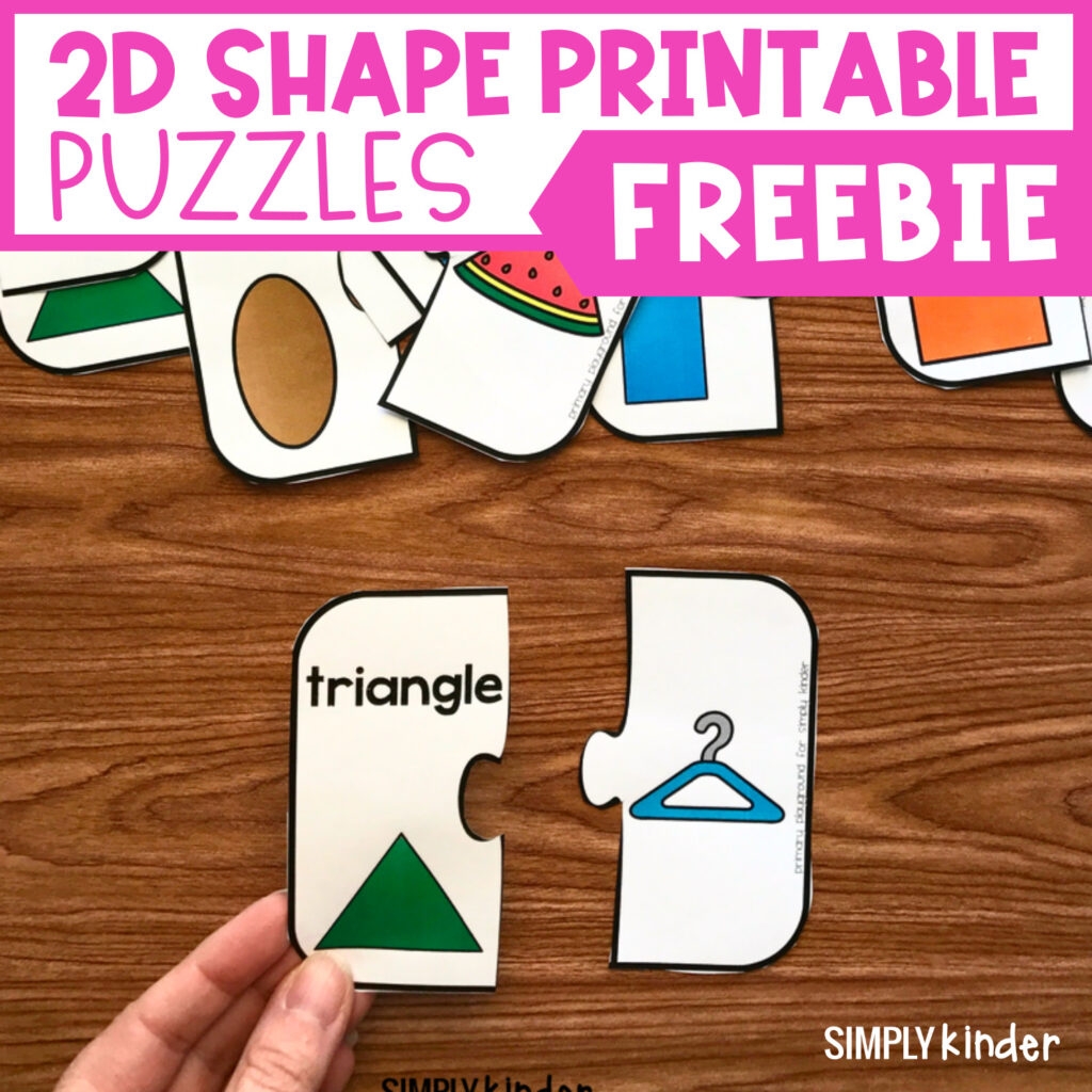 Free Printable 2D Shape Puzzles Simply Kinder Free Printable 2D Shape Puzzles Simply Kinder
