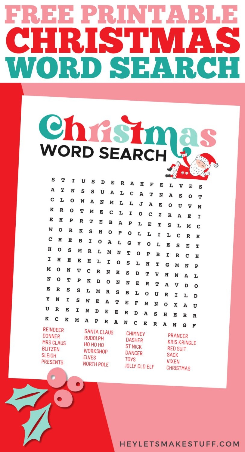 Free Christmas Word Puzzles Printable Free Christmas Word Puzzles Printable