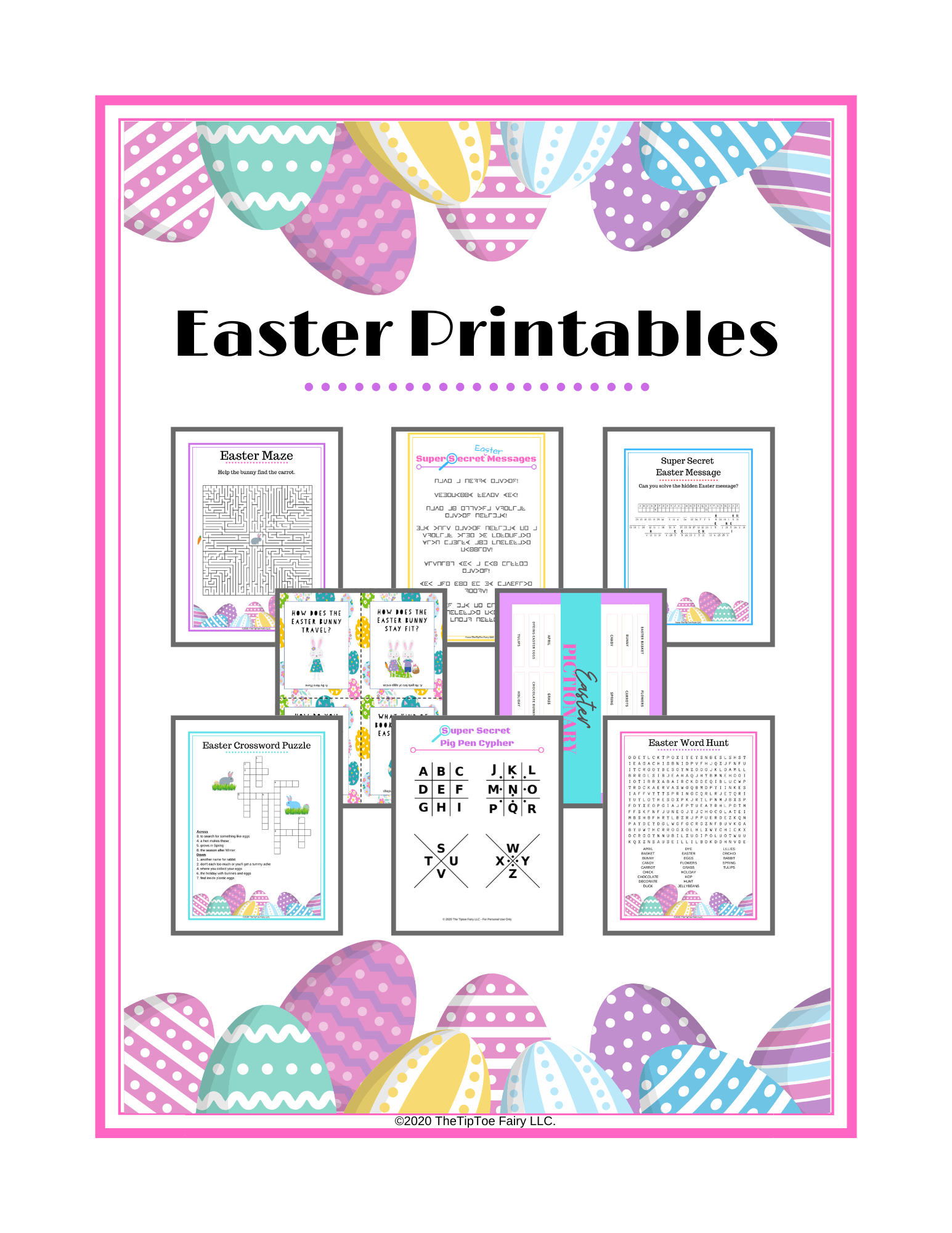 Printable Easter Crossword Puzzles Printable Easter Crossword Puzzles