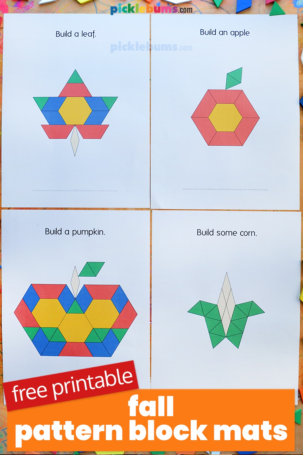 Pattern Block Puzzles Printable Pattern Block Puzzles Printable